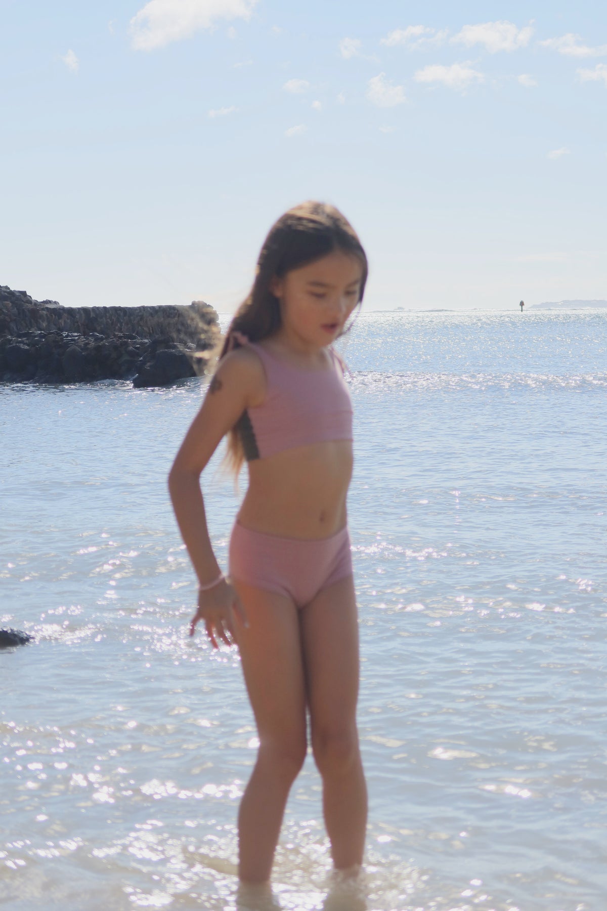 the beach