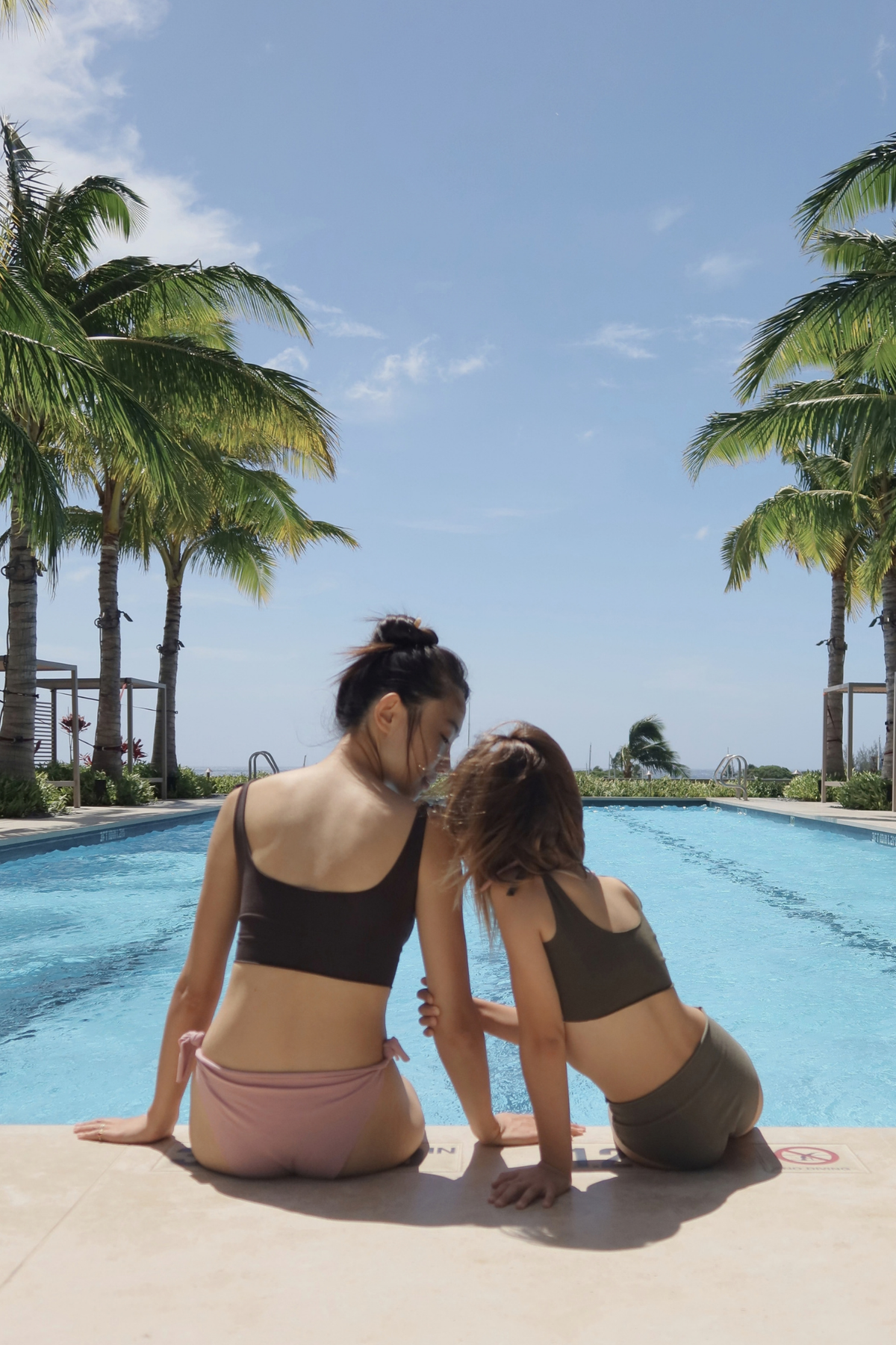 the pool
