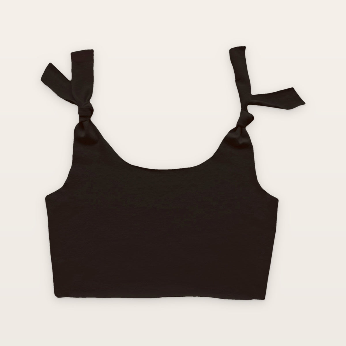 WANINI tie-shoulder top in Espresso